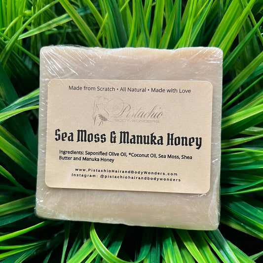 Sea Moss &  Manuka Honey Soap Bar