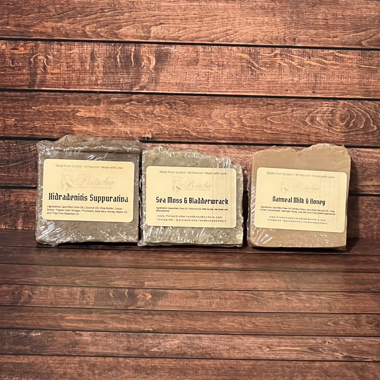 $4 Soap Samples – Pistachio Hair and Body Wonders
