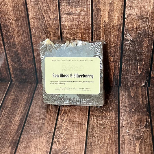 Sea Moss &  Elderberry Soap Bar