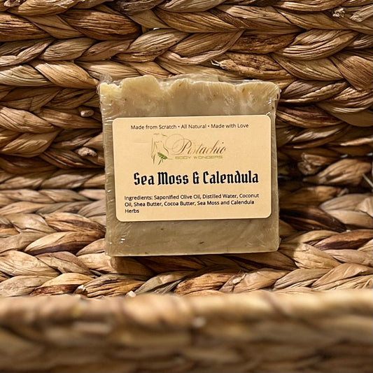 Sea Moss and Calendula Soap Bar