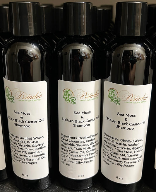 Sea Moss & Haitian Black Caster Oil Shampoo