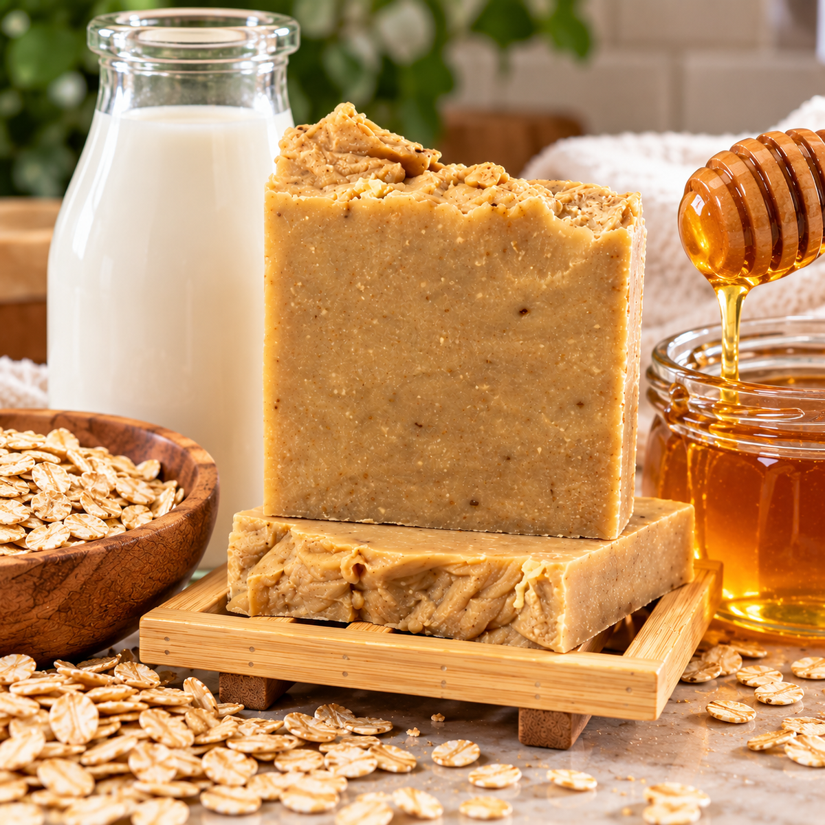 Oatmeal Milk and Honey  Soap Bar
